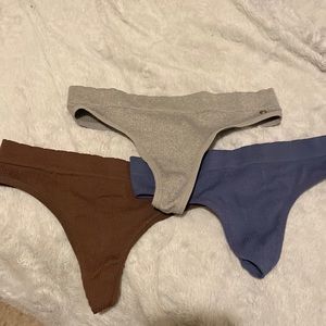 LUCKY BRAND RIBBED THONGS